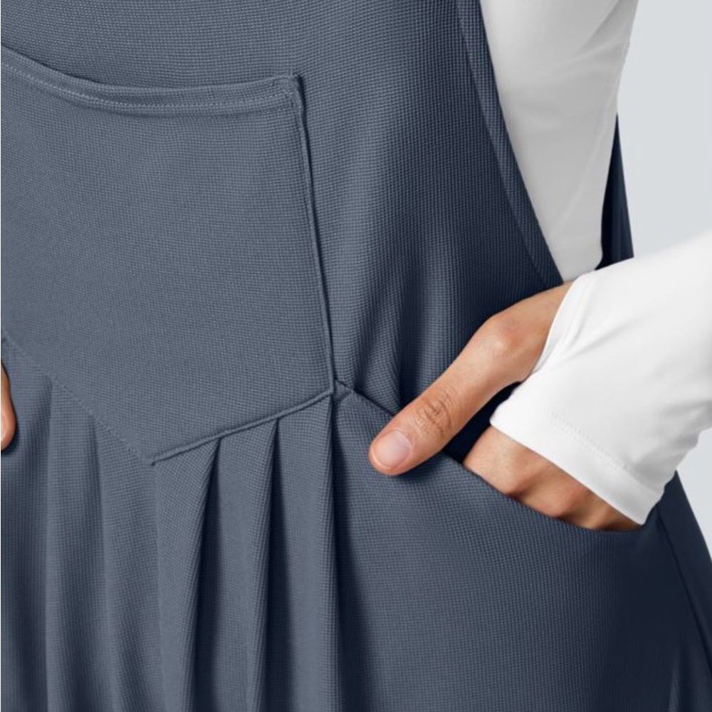HALARA Gray Wide-Leg Jumpsuit - Picture 6 of 7